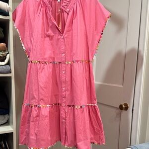 Crosby by Mollie Burch size XL NWT dress, beautiful pink dress